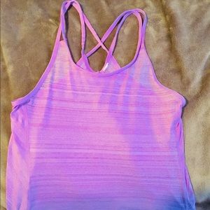 Strappy workout shirt